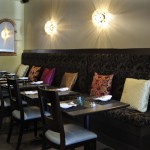 Contemporary Black Banquette