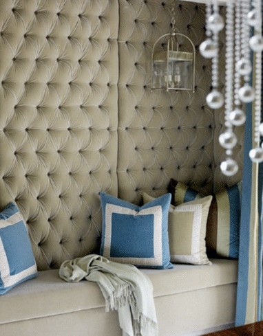 Full Wall With Blue Pillows Banquette (2)